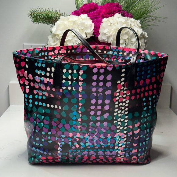Kate Spade Multicolor Polka Dot Tote - Picture 3 of 14